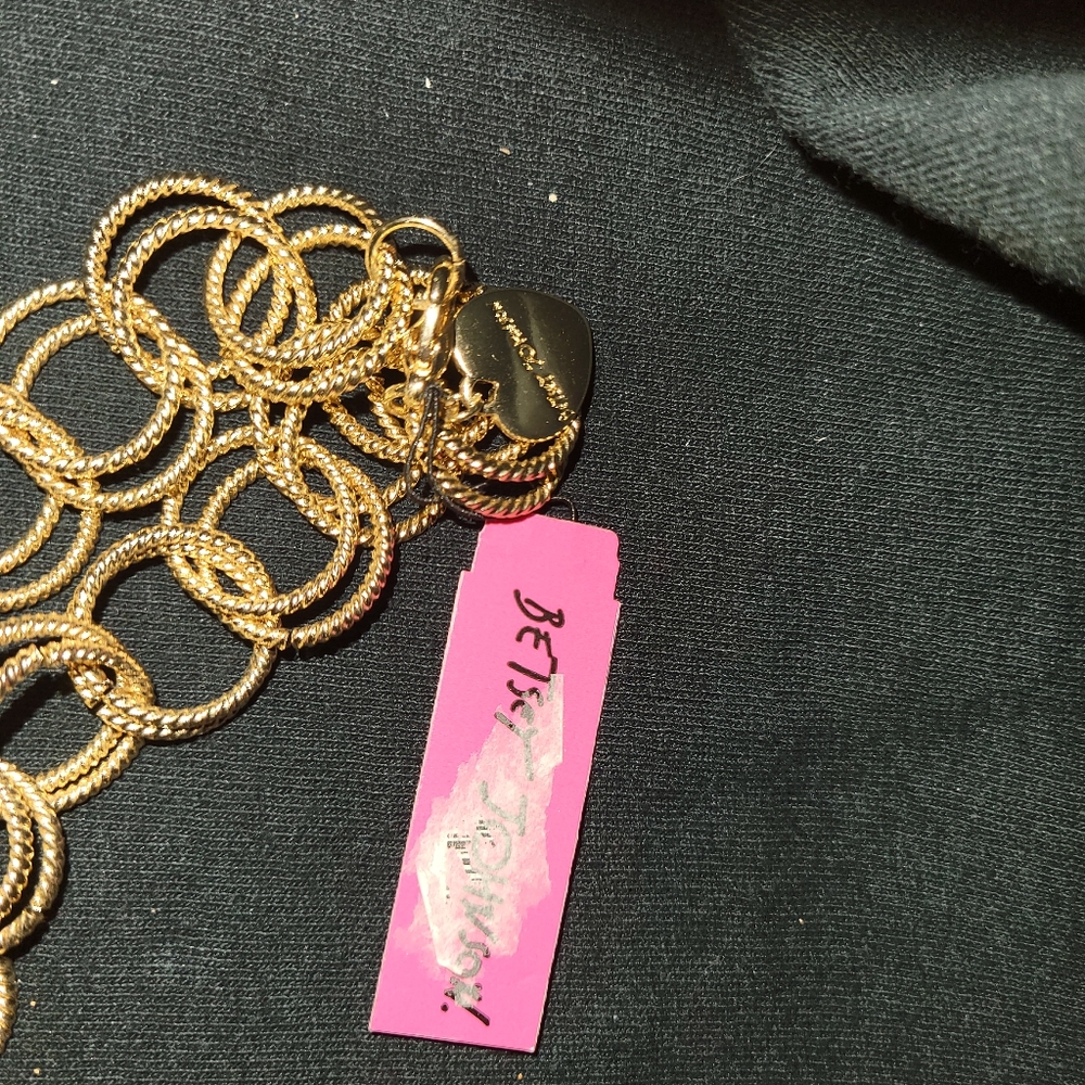 Betsy Johnson Goldtone Necklace - Picture 4 of 5